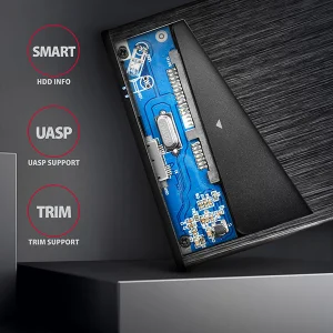 AXAGON EE25-XA6, USB 5Gbps - SATA 6G, 2.5" kovový ALINE box - obrázek 8