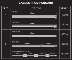EVOLVEO FX 550/550W/ATX/80PLUS 230V EU/Bulk - obrázek 4