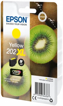Inkoustová náplň Epson 202XL T02H4 žlutá 8,5 ml