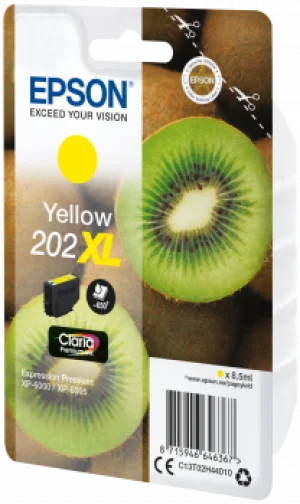 EPSON singlepack,Yellow 202XL,Premium Ink,XL