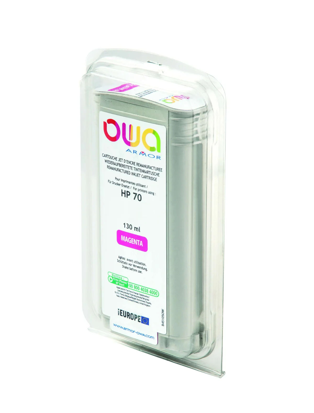 Inkoustová náplň HP Z 2100 purpurová 130 ml (ARMOR)