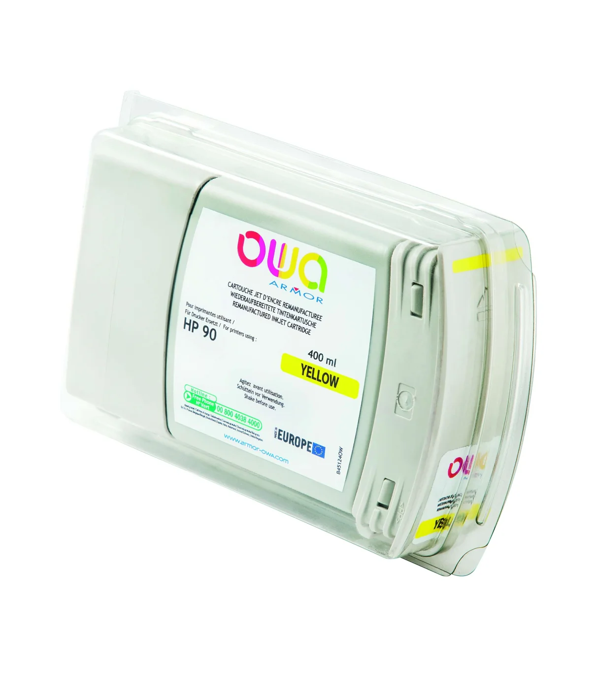 Inkoustová náplň HP C5065A žlutá 400 ml DesignJet 4000