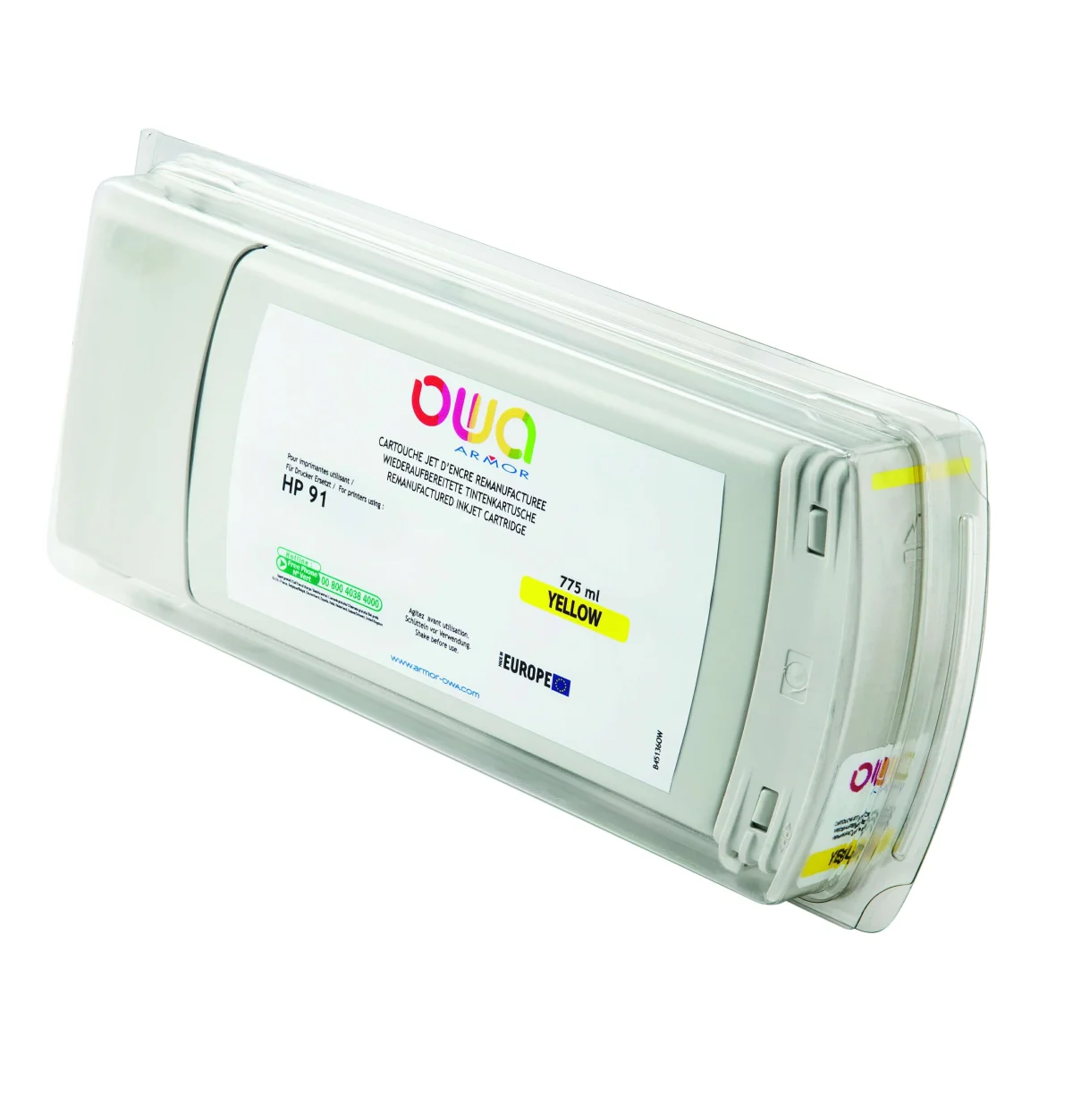Inkoustová náplň HP DJ Z6100 žlutá 775 ml (ARMOR)