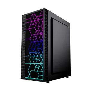 Gembird Computer Fornax 2500 ARGB/Midi Tower/Transpar./Černá - obrázek 4