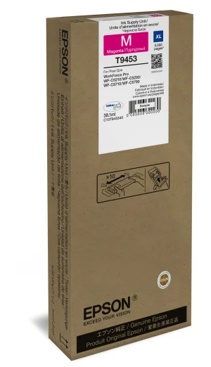Inkoustová náplň Epson T9453 WF-C5xxx purpurová 38,1 ml XL - obrázek 2