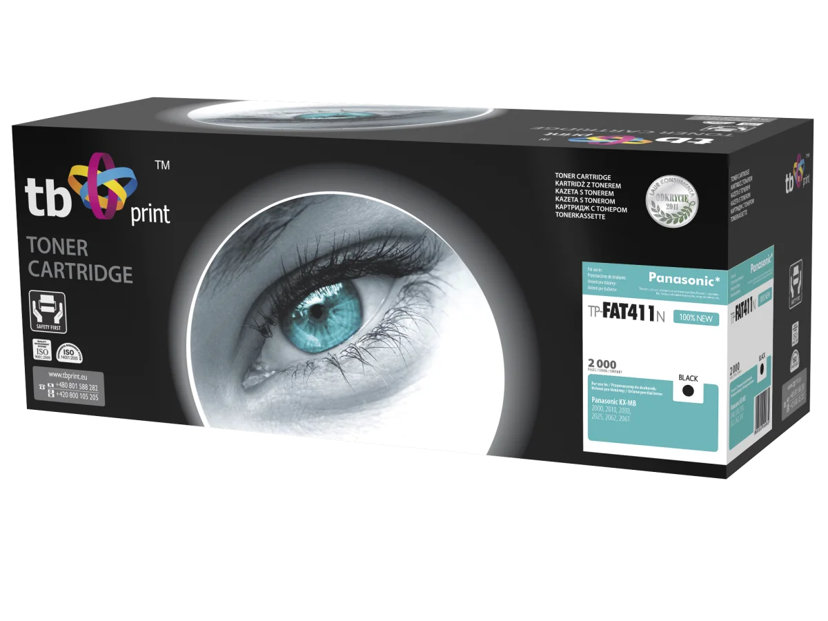 Toner Panasonic KX-FAT411E černý 2000 stran TB