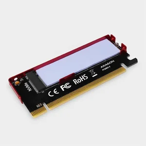 AXAGON PCEM2-S, PCIe x16 - M.2 NVMe M-key slot adaptér, kovový kryt pro pasivní chlazení - obrázek 8