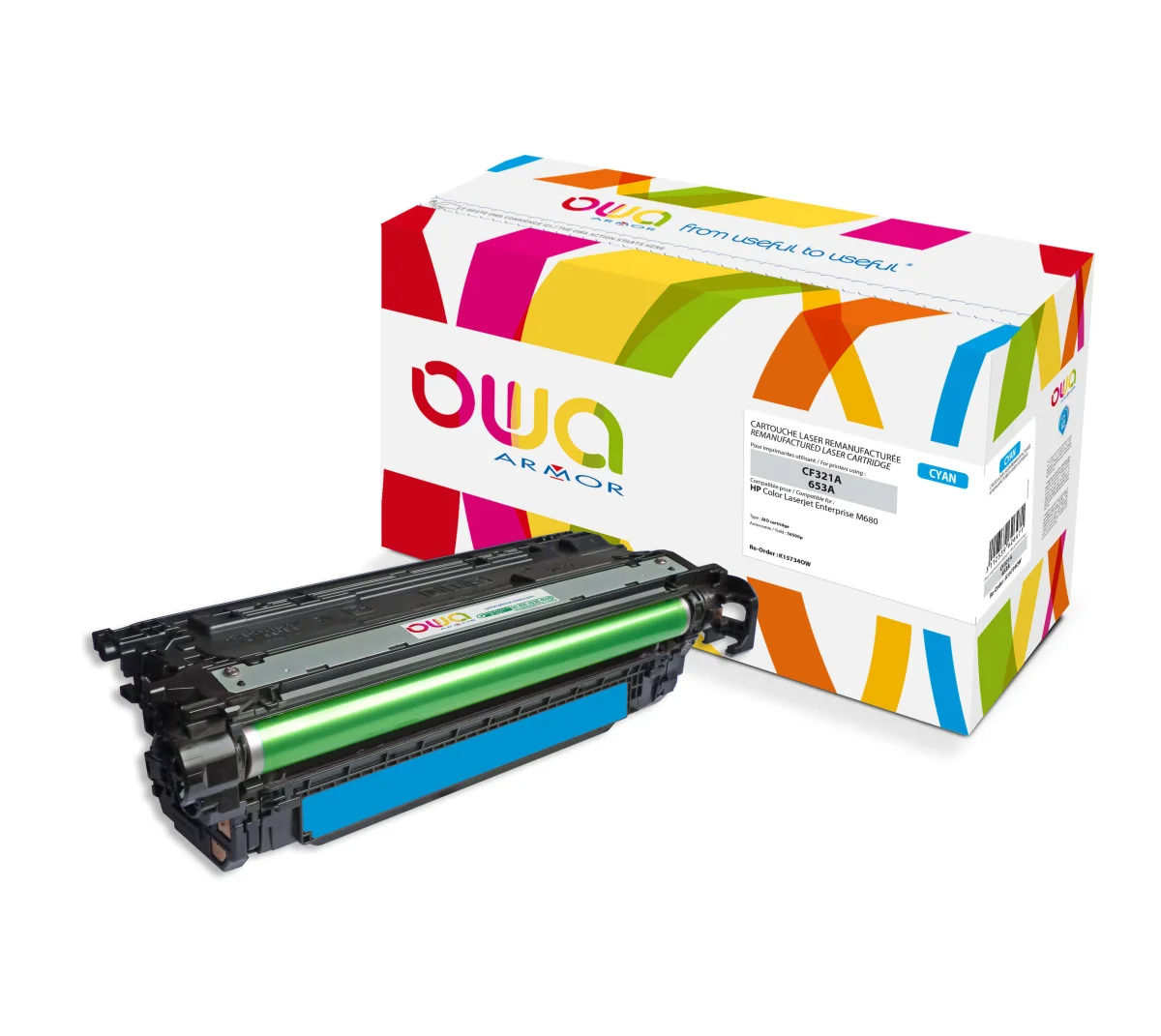 Toner HP CF321A azurový 16500 stran (ARMOR)