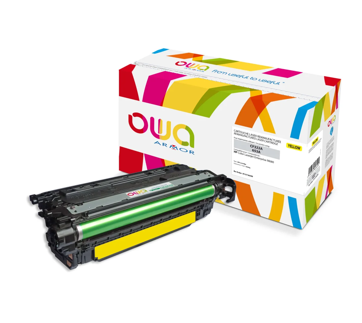 Toner HP CF322A žlutý 16500 stran (OWA Armor)