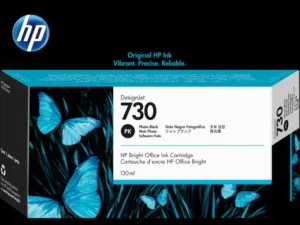 Inkoustová náplň HP 730 foto černá 130 ml