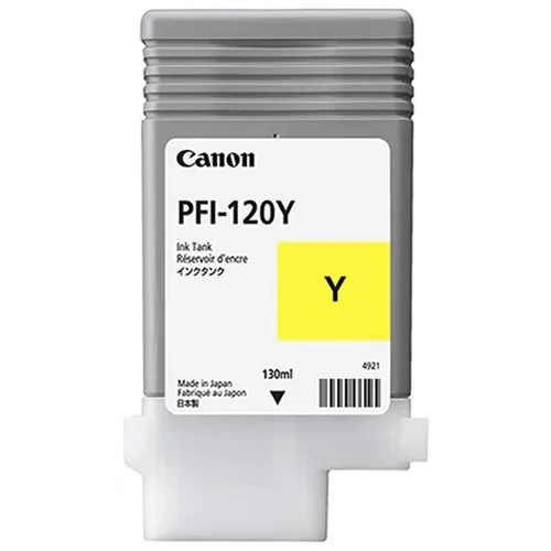 Inkoustová náplň Canon PFI-120 žlutá 130 ml