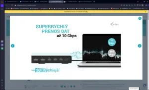 i-tec USB-C Triple Display dokovací stanice Gen 2, PD 100W - obrázek 4