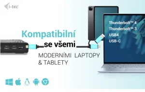 i-tec USB-C Triple Display dokovací stanice Gen 2, PD 100W - obrázek 7