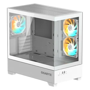 GIGABYTE C201 PANORAMIC ICE/Midi Tower/Transpar./Bílá - obrázek 3