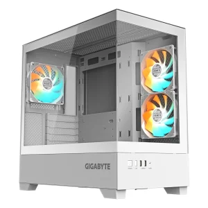 GIGABYTE C201 PANORAMIC ICE/Midi Tower/Transpar./Bílá