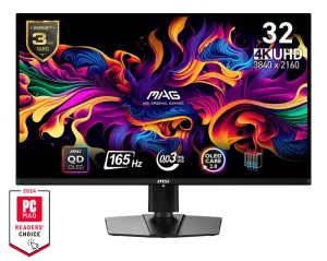 MSI MAG 321UP QD-OLED 31,5" 4K UHD 165Hz Gaming Monitor