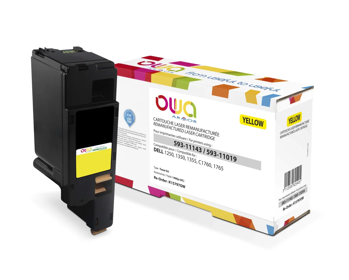 Toner Dell 593-11143 žlutý 1400 stran (Armor)