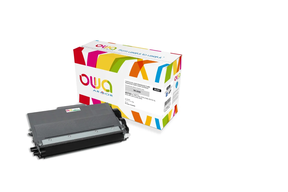Toner Brother TN-3330 černý 3000 stran (OWA Armor)