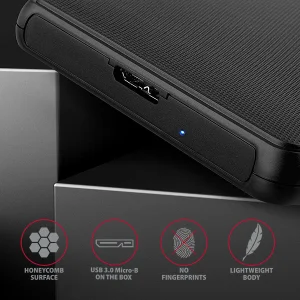 AXAGON EE25-SL, USB 3.2 Gen 1 - SATA 6G, 2.5" SLIDE box, bezšroubkový, černý - obrázek 5