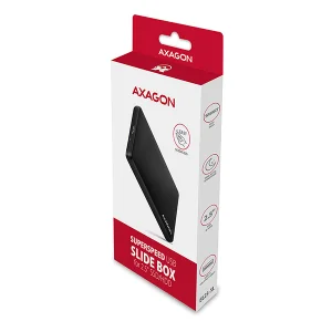 AXAGON EE25-SL, USB 3.2 Gen 1 - SATA 6G, 2.5" SLIDE box, bezšroubkový, černý - obrázek 8