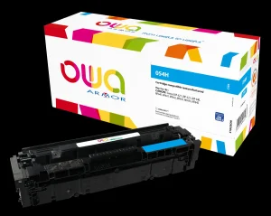 OWA Armor toner kompatibilní s Canon CRG-054H C, 2300st, modrá/cyan