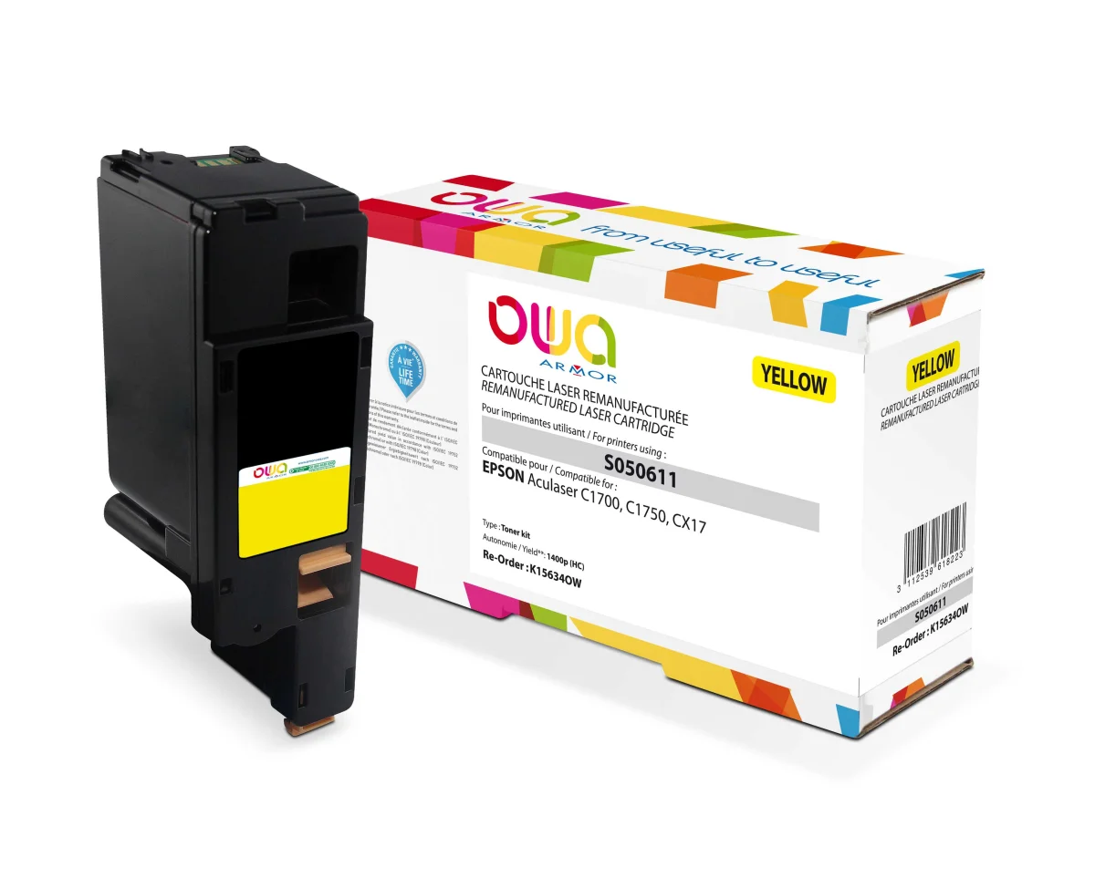 Toner Epson C13S050611 žlutý 1400 stran (OWA Armor)