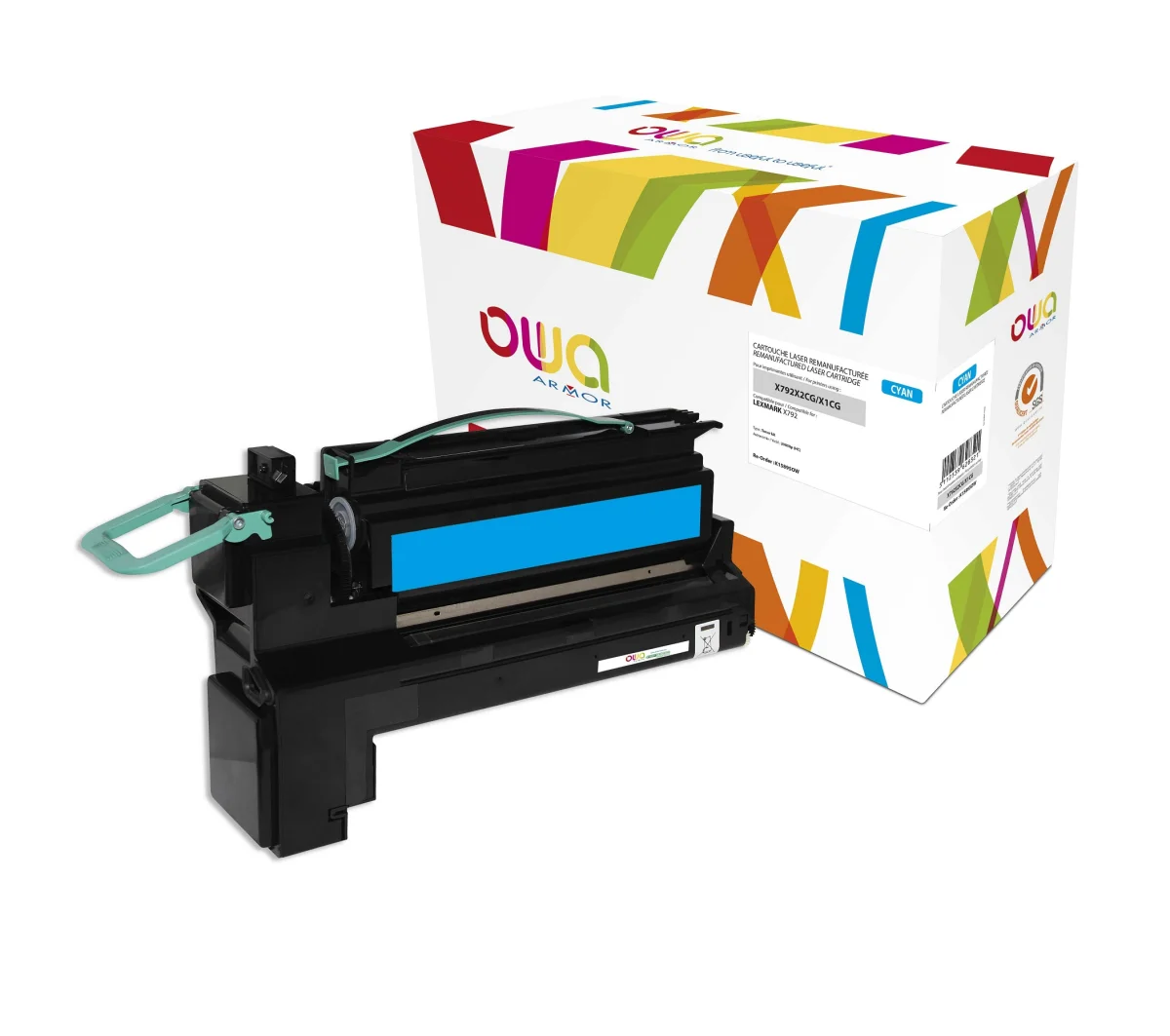 Toner Lexmark X792X2CG azurový 20000 stran (Armor)