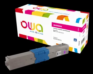 OWA Armor toner kompatibilní s OKI 46490606, 6000st, červená/magenta