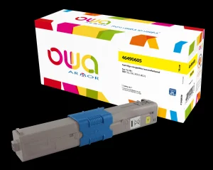OWA Armor toner kompatibilní s OKI 46490605, 6000st, žlutá/yellow
