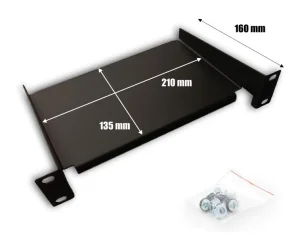DATACOM 10" Police 160mm 1U černá - obrázek 2
