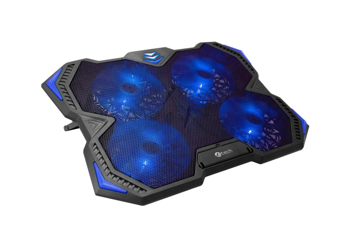 C-TECH Zefyros GCP-01B chladící podložka 17,3" modré LED