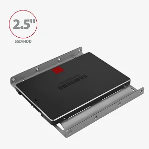 AXAGON RHD-125S, kovový rámeček pro 1x 2.5" HDD/SSD do 3.5" pozice, šedý - obrázek 2