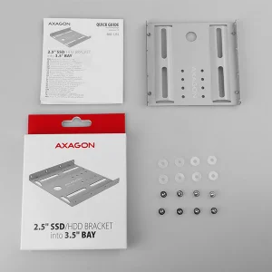 AXAGON RHD-125S, kovový rámeček pro 1x 2.5" HDD/SSD do 3.5" pozice, šedý - obrázek 7