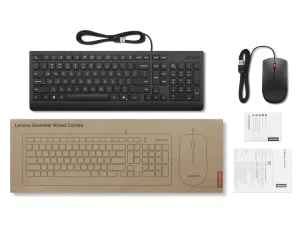 Lenovo Essential Wired Keyboard and Mouse A1 US sE - obrázek 4