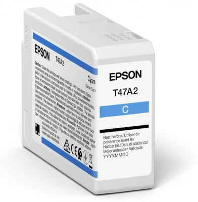 Inkoustová náplň Epson T47A2 azurová 50 ml Ultrachrome