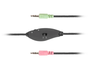 NATEC sluchátka s mikrofonem RHEA, černé - obrázek 7