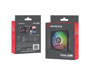 Ventilátor Genesis OXAL 120 ARGB, Černý - obrázek 7