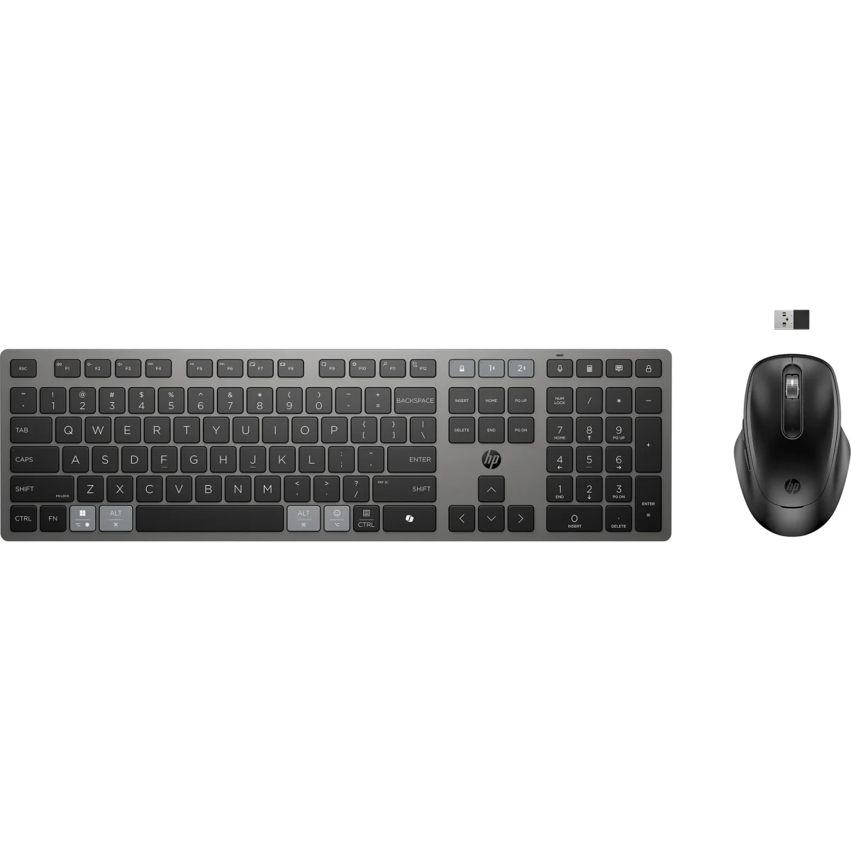 HP 725 Capacitor Wireless Keyboard and Mouse
