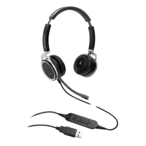Grandstream GUV3005/Stereo/USB/Drát/Černá-stříbrná - obrázek 3