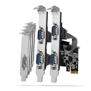 AXAGON PCEA-S4N, PCIe řadič - 4x sériový port (RS232) 250 kbps, vč. LP - obrázek 4