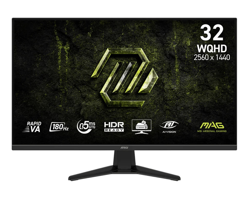 MSI MAG 325QF E18V 31,5" QHD VA 180Hz 0,5ms Monitor