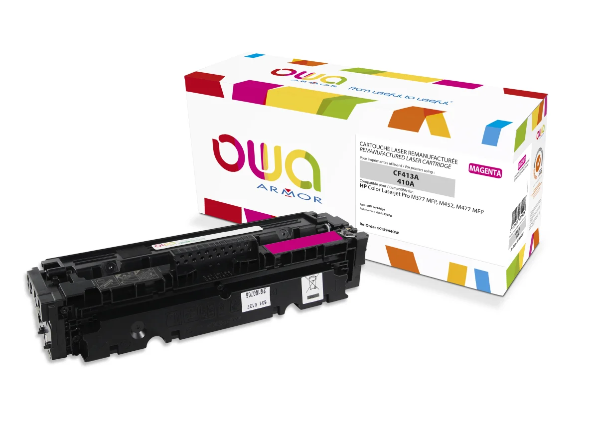OWA Armor toner kompatibilní s HP CF413A, 2300st, červená/magenta