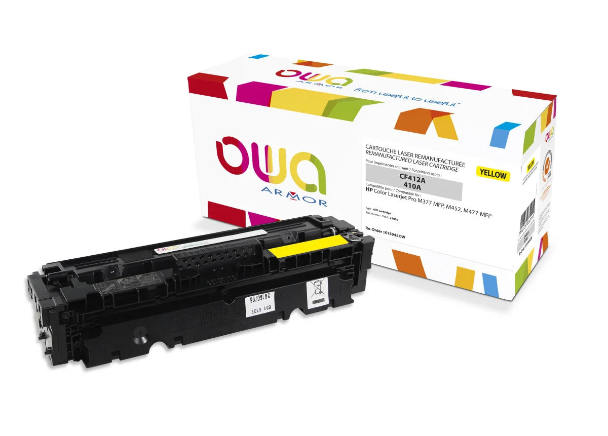OWA Armor toner kompatibilní s HP CF412A, 2300st, žlutá/yellow
