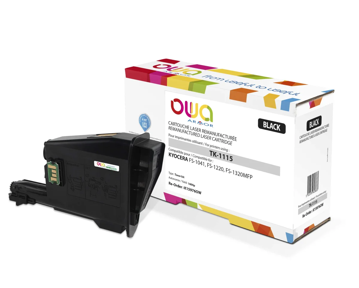 Toner Kyocera TK-1115 černý 1600 stran (OWA Armor)
