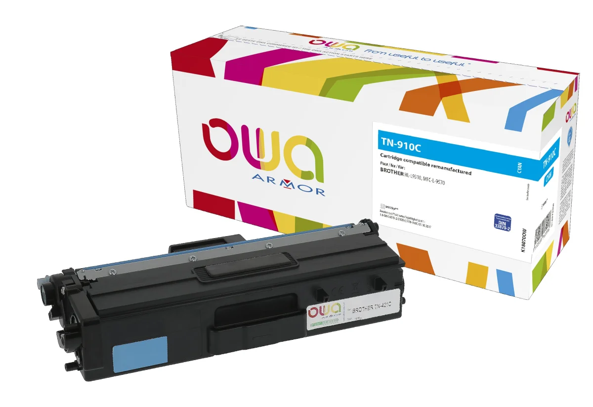 Toner Brother TN-910C azurový 9000 stran (Armor)