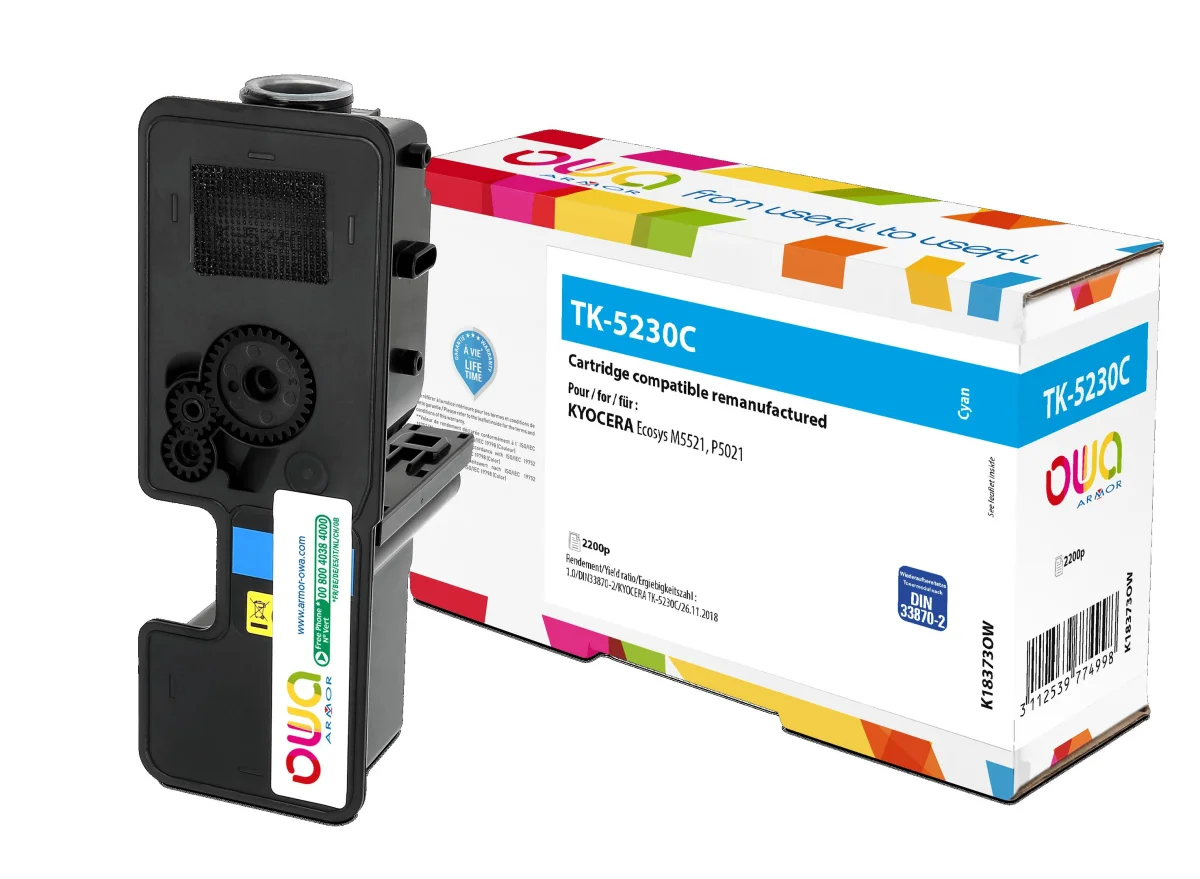 Toner Kyocera TK-5230C azurový 2200 stran (ARMOR)