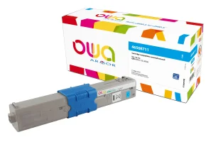 OWA Armor toner kompatibilní s OKI 46508711, 3000st, modrá/cyan