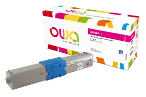 OWA Armor toner kompatibilní s OKI 46508710, 3000st, červená/magenta