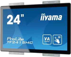 24" iiyama TF2415MC-B2: VA, FullHD, capacitive, 10P, 350cd/m2, VGA, DP, HDMI, černý - obrázek 6