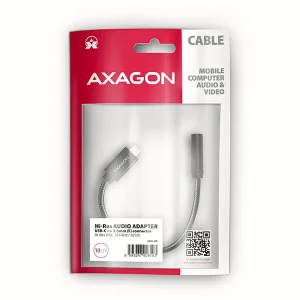 AXAGON ADA-HC, USB-C na 3.5mm jack - Hi-Res DAC audio adaptér, 384kHz/32bit, stereo - obrázek 8
